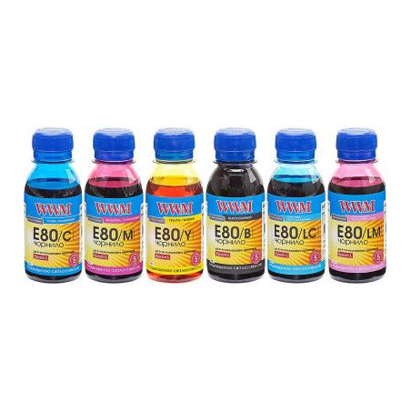 Чорнило WWM EPSON L800 B/Y/M/LM/LC 6х100г (E80SET-2)