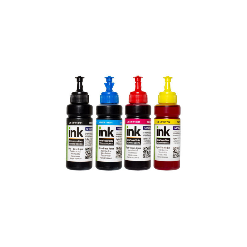 Чорнило ColorWay Epson L100/L200 (4х100мл) BK/С/M/Y (CW-EW101SET01)