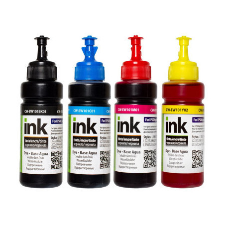 Чорнило ColorWay Epson L100/L200 (4х100мл) BK/С/M/Y (CW-EW101SET01)