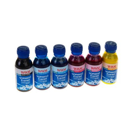 Чорнило WWM EPSON UNIVERSAL EVEREST pigmented B/C/LC/LM/M/Y (EP02SET-6)