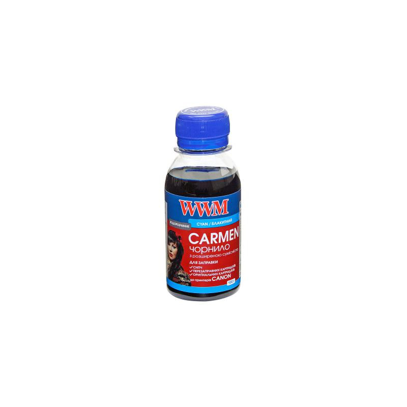 Чорнило WWM CANON UNIVERSAL CARMEN 100g Cyan (CU/C-2)