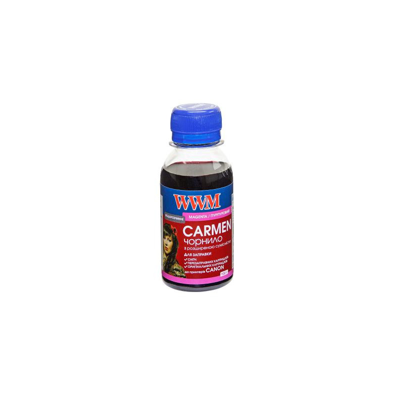 Чорнило WWM CANON UNIVERSAL CARMEN 100g Magenta (CU/M-2)