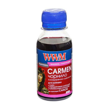 Чорнило WWM CANON UNIVERSAL CARMEN 100g Magenta (CU/M-2)