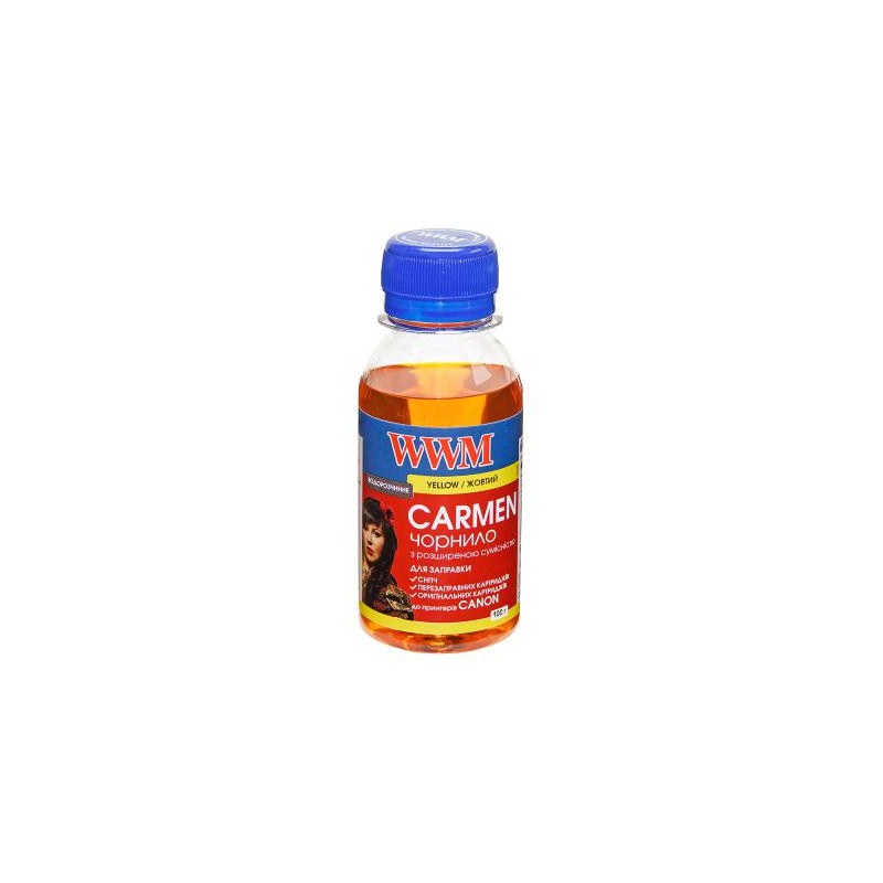 Чорнило WWM CANON UNIVERSAL CARMEN 100g Yellow (CU/Y-2)