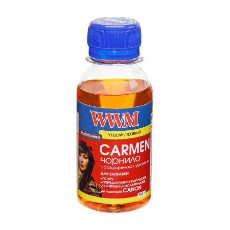 Чорнило WWM CANON UNIVERSAL CARMEN 100g Yellow (CU/Y-2)