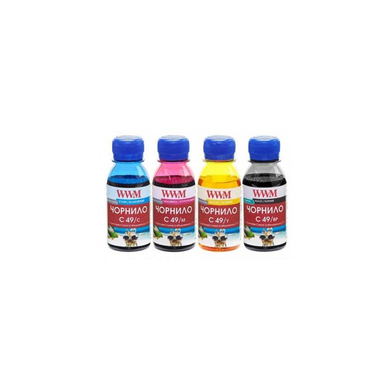 Чорнило WWM CANON GI-490 100г*4 (BP/C/M/Y) (C49SET4-2)
