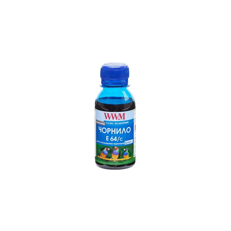 Чорнило WWM EPSON L110/L210/L355 100g Cyan (E64/C-2)