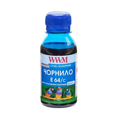 Чорнило WWM EPSON L110/L210/L355 100g Cyan (E64/C-2)