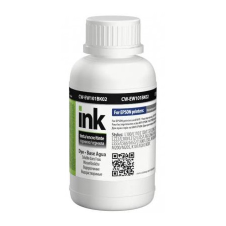 Чорнило ColorWay Epson L-100/200, 200 мл Black (CW-EW101BK02)