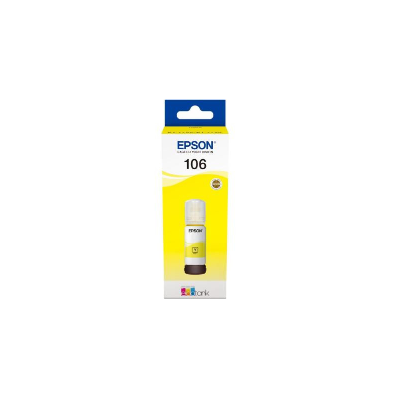 Контейнер з чорнилом Epson 106 yellow (C13T00R440)