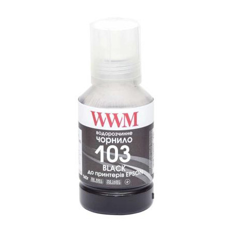 Чорнило WWM EPSON L3100/3110/3150 140г Black (E103B)