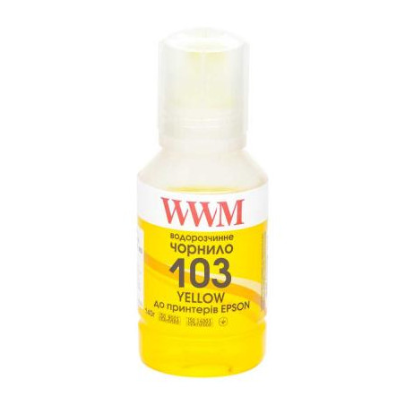 Чорнило WWM EPSON L3100/3110/3150 140г Yellow (E103Y)