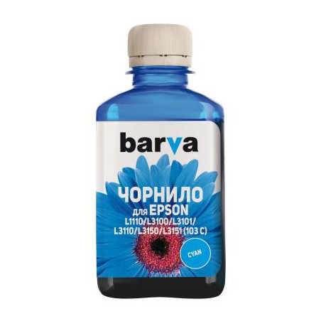 Чорнило Barva Epson 103 180мл CYAN (E103-696)