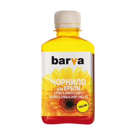 Чорнило Barva Epson 103 180мл YELLOW (E103-698)