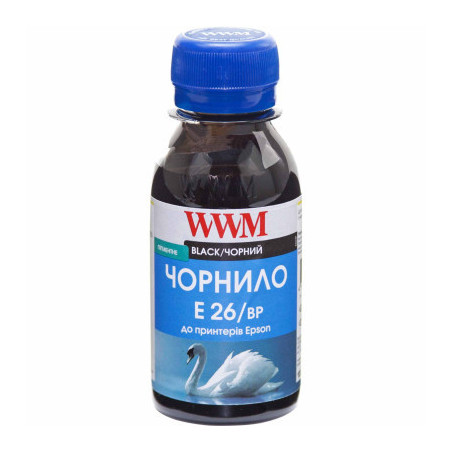 Чорнило WWM Epson XP-600/XP-605/XP-700 100г Black pigm. (E26/BP-2)