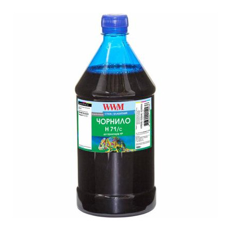 Чорнило WWM HP №711 1000г Cyan (H71/C-4)