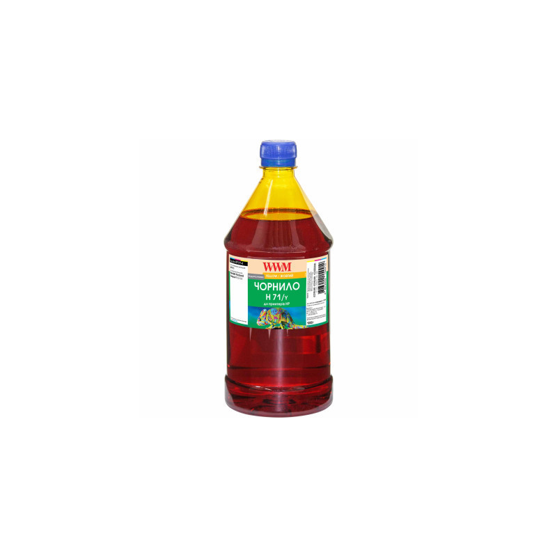Чорнило WWM HP №711 1000г Yellow (H71/Y-4)