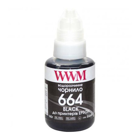 Чорнило WWM Epson L110/L210/L300 140г Black (E664B)