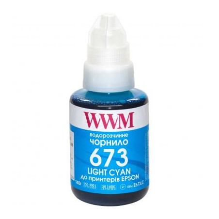 Чорнило WWM Epson L800 140г Light Cyan (E673LC)
