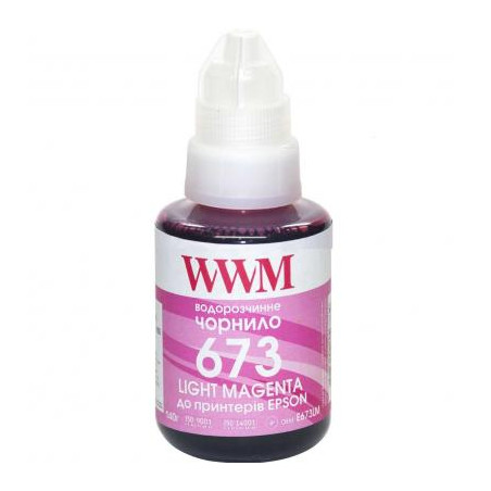 Чорнило WWM Epson L800 140г Light Magenta (E673LM)