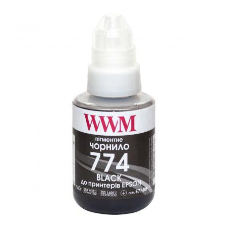 Чорнило WWM Epson M100/M200 140г Black Pigm. (E774BP)