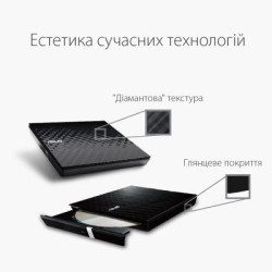 Оптичний привід DVD-RW ASUS SDRW-08D2S-U LITE/BLK/G/AS (90-DQ0435-UA221KZ)