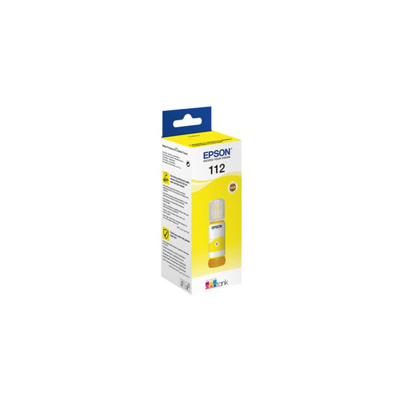 Контейнер з чорнилом Epson 112 EcoTank Pigment Yellow ink (C13T06C44A)