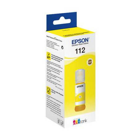 Контейнер з чорнилом Epson 112 EcoTank Pigment Yellow ink (C13T06C44A)