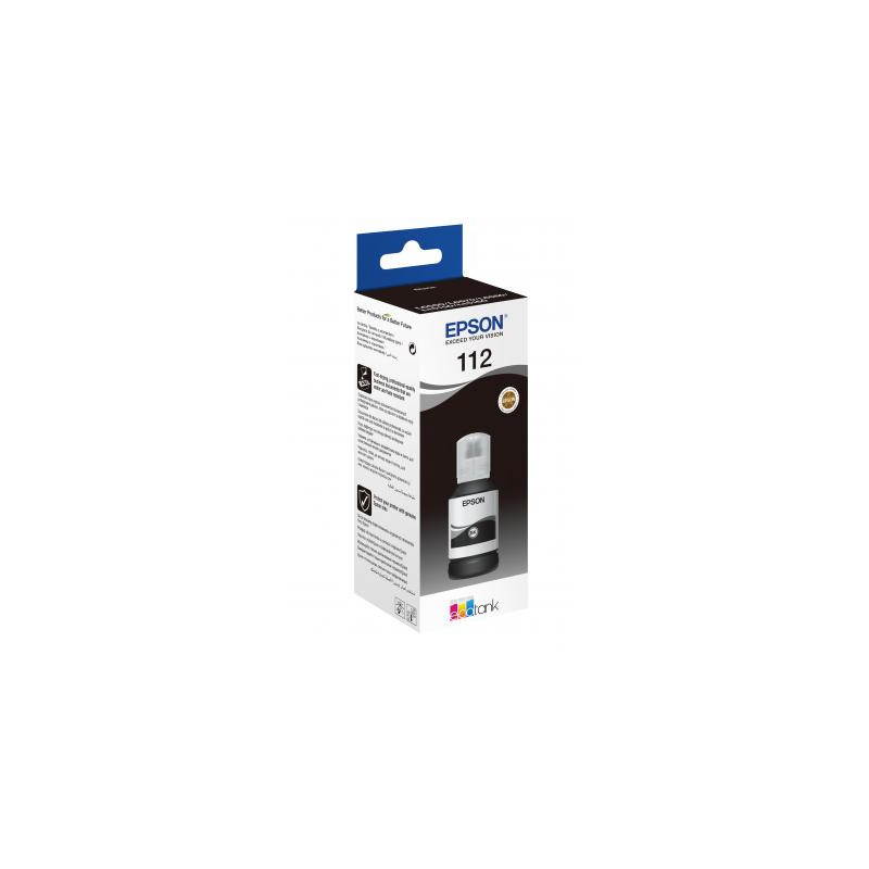 Контейнер з чорнилом Epson 112 EcoTank Pigment Black ink (C13T06C14A)