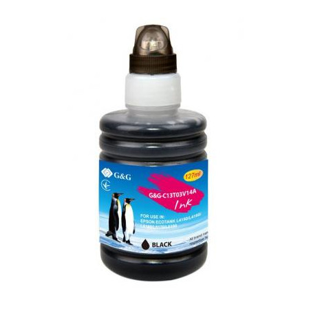 Чорнило G&G Epson L4150/L4160 black, контейнер 127мл (G&G-C13T03V14A)