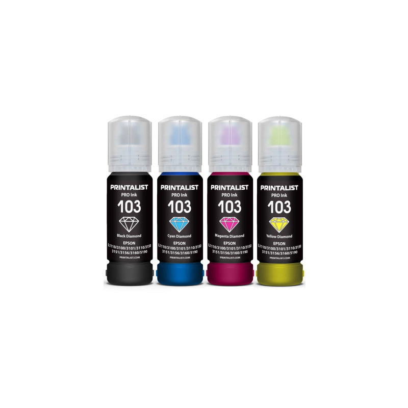 Чорнило Printalist Epson L3100/3110/3150 4х70г B/C/M/Y (PL103SET)