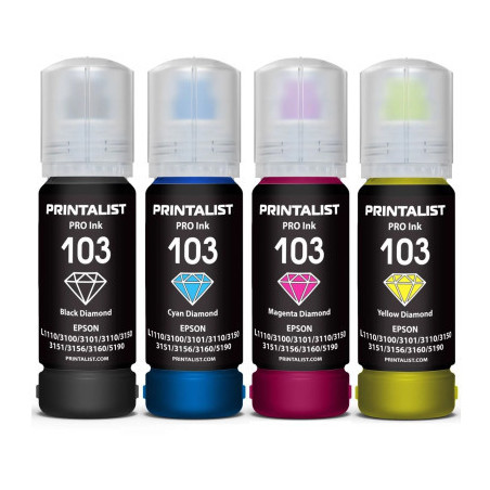 Чорнило Printalist Epson L3100/3110/3150 4х70г B/C/M/Y (PL103SET)