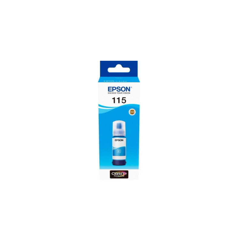 Контейнер з чорнилом Epson 115 EcoTank Cyan (C13T07D24A)