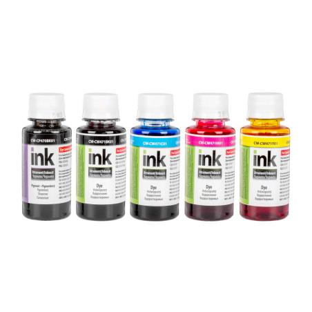 Чорнило ColorWay Canon PGI-470/CLI-471 (5х100мл) BP/BK/С/M/Y (CW-CW470/CW471SET01P)