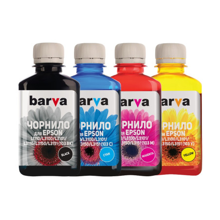 Чорнило Barva Epson 103, 4х180 мл (E103-180-MP)