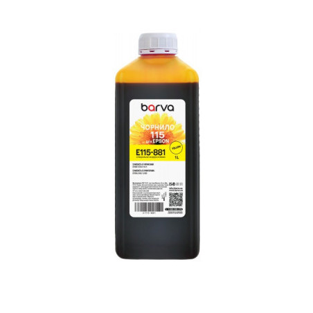 Чорнило Barva Epson 115 1л, Y (E115-881)
