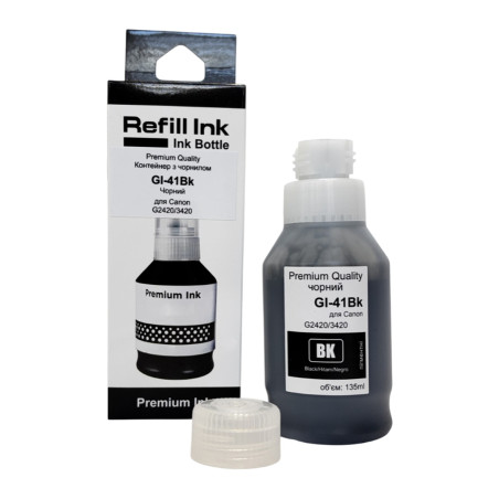 Чорнило Premium Quality Canon GI-41Bk 135мл Black (70264923)