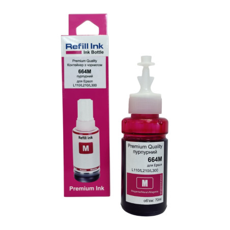 Чорнило Premium Quality Epson 664M 70мл Magenta (70264880)