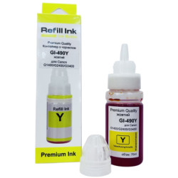 Чорнило Premium Quality Canon GI-490Y 70мл Yellow (70264922)