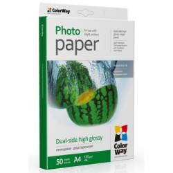 Фотопапір ColorWay A4 155г Glossy 50ст. (PGD155050A4)