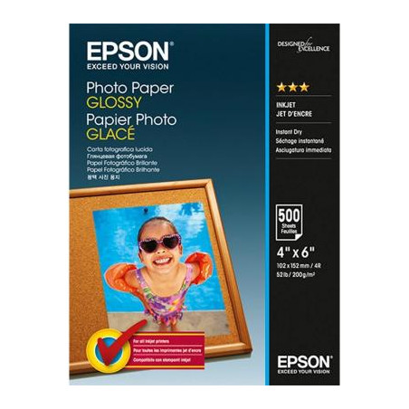 Фотопапір Epson 10х15 Glossy Photo (C13S042549)