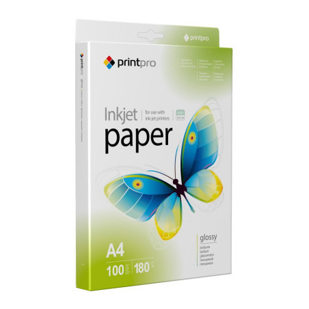 Фотопапір PrintPro A4 (PGE180100A4)