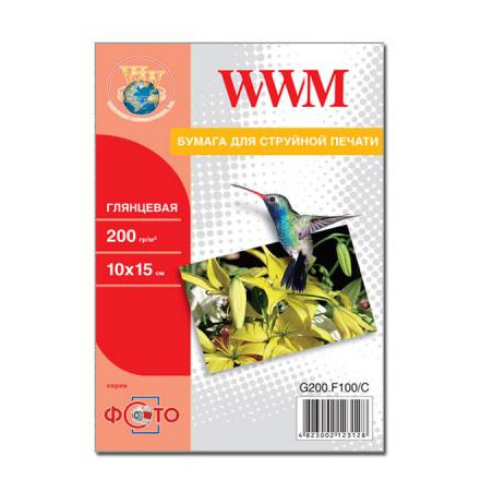 Фотопапір WWM 10x15 (G200.F5/C)