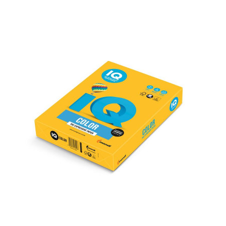 Папір Mondi IQ color А4 intensive, 160g 250sh Sunny yellow (SY40/A4/160/IQ)