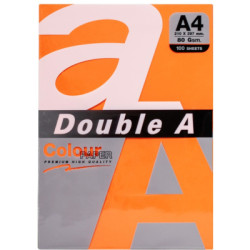 Папір DoubleA А4, 80 г/м2, 100 арк, 5 colors, Rainbow5 Brigh (151307)
