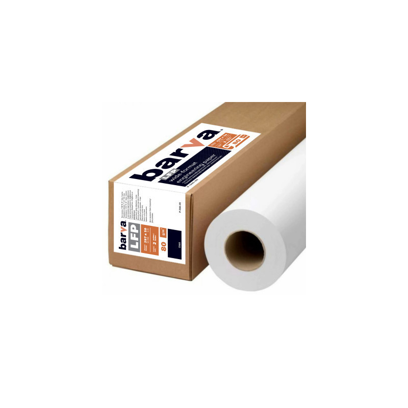 Папір Barva 11,7"/297мм, 80 г/м2, 50 м LFP (IP-O080-356)