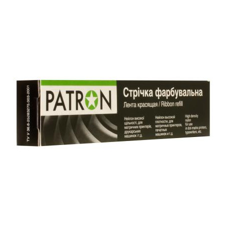Стрічка до принтерів 13мм х 12м (Л.М.) Patron (PN-12.7-12LTB)