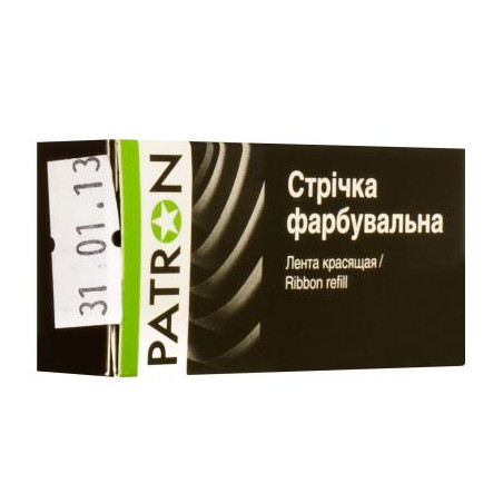 Стрічка до принтерів 13мм х 7м (Л.М.) Patron (RIB-PN-12.7x7-ЛМ-B)